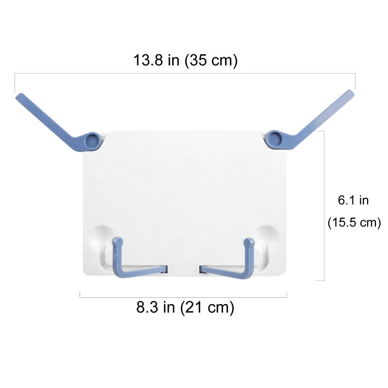 Mr.Power Folding Tabletop Sheet Music Stand, Adjustable Reading Bookrest Holder for Desktop, Laptops, Music Book, Cookbook, Textbook, Document - Image 2